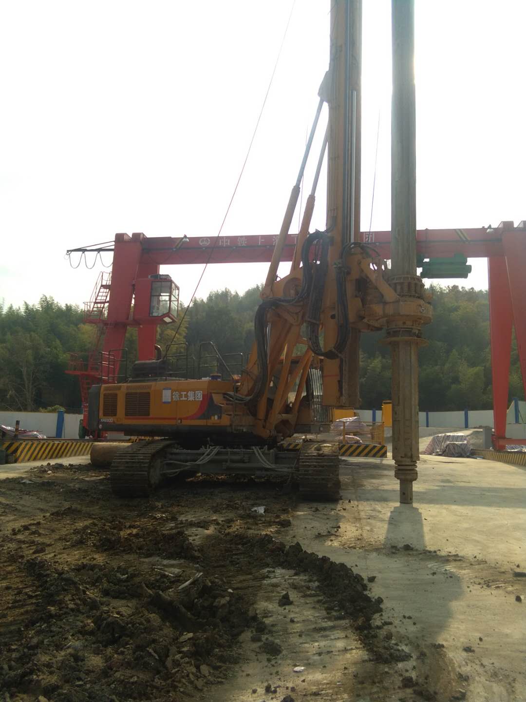 南京无限达杭州地铁施工旋挖钻机打桩案例